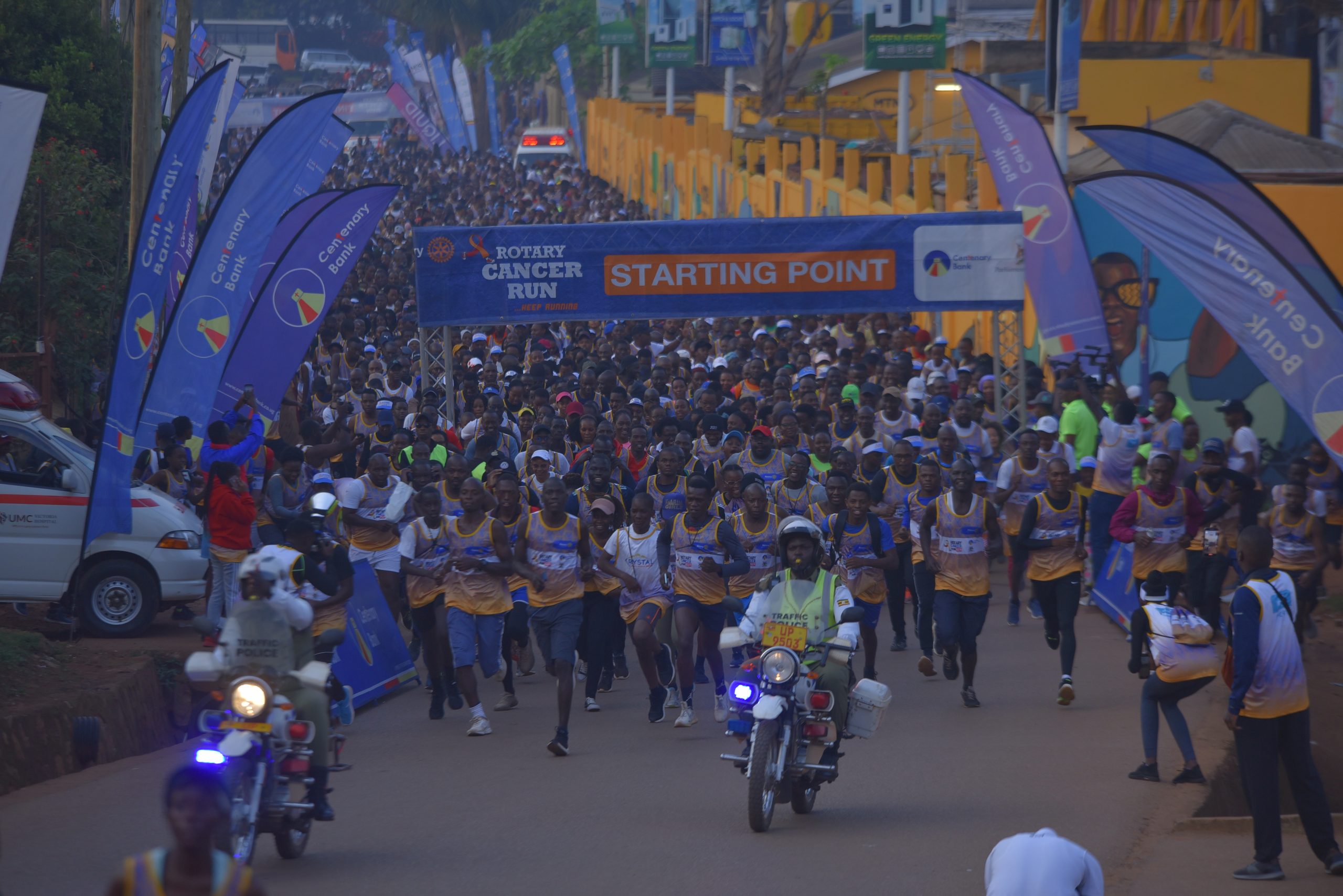 Over 50,000 Turn up for the 13th Annual Rotary Cancer Marathon With Centenary.