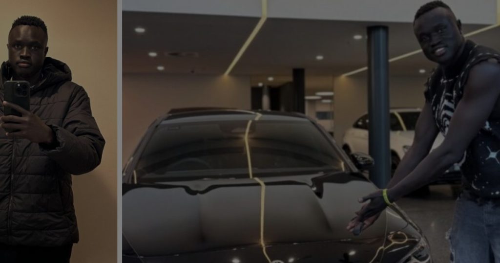 major-boy,-south-sudan’s-most-followed-content-creator,-celebrates-success-with-new-mercedes-benz