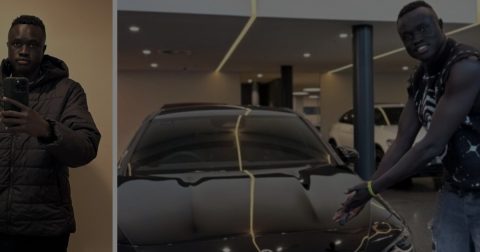 major-boy,-south-sudan’s-most-followed-content-creator,-celebrates-success-with-new-mercedes-benz